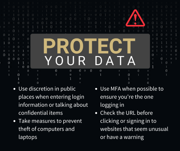 Protect Your Data Protecting Your Data is important. Follow these quick steps on how you can secure your data.