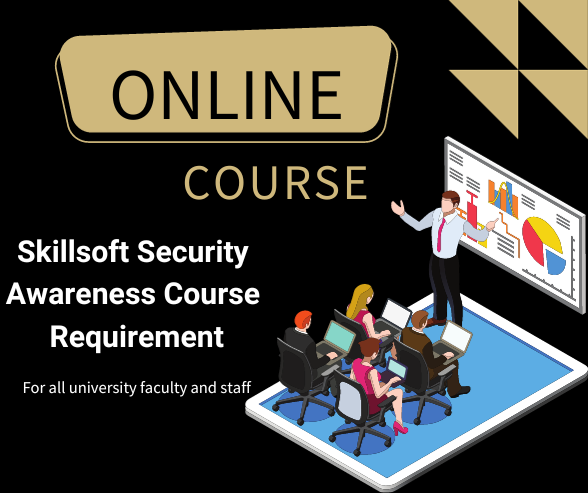 skillsoft course reminder canva image skillsoft course reminder with presenter and people in the audience